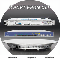 Wolon 8 ports GPON OLT V1600G1-B Connecteur SC Émetteurs-récepteurs fibre optique 4GE(RJ45)+2GE(SFP)+210GE(SFP+) C++++