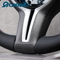 Volant en faux daim de haute qualité avec fibre de carbone MP pour BMW F01 F15 F16 F20 F32 F44 F45 F30 F10 F22 F25 F31 - Sortie d'usine