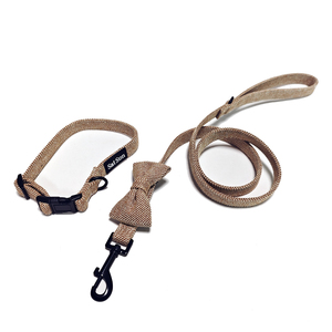 Conjunto de arnés de terciopelo de lujo para mascotas, cómodo Collar de perro de PVC, lazo de aleación, cinta pequeña y mediana, fibra de goma de silicona, nailon y poliéster - Product Image 3
