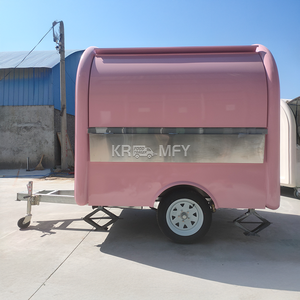 2025 Concession Trailer Food truck Mobile Fully Equipped Stainless <b>Gas</b> Stove Oven For Korean Bbq Popcorn Funnel Cake - Product Image 4