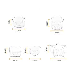 Mèche de bougie en coton tressé par taille, clip de base en métal <span class=keywords><strong>acajou</strong></span> mèche en bois de teck 2.5 dispositif de centrage outil - Product Image 6