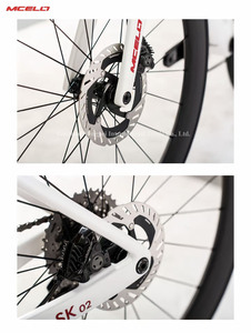 Bicicleta de Carretera Profesional SK02 de Fibra de Carbono, Shimano <span class=keywords><strong>DURA</strong></span>-<span class=keywords><strong>ACE</strong></span> R9270 Di2 12S, Frenos de Disco, 7.2 kg, Ligera, para Carreras, <span class=keywords><strong>Pedales</strong></span> Ordinarios - Product Image 4