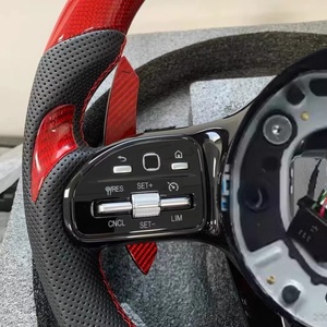 Volant en fibre de carbone LED adapté à <span class=keywords><strong>Mercedes</strong></span> Benz GTR GT C63 A45 S63 S65 G500 G63 E63 GLE63 GLC63 GLA45 GT63 W205 W222 W213 - Product Image 4