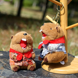 Portachiavi con Ciondolo a Forma di Scoiattolo, Giocattolo in Peluche, Regalo per Ragazze, Decorazione per Zaino, Vendita all'Ingrosso - Product Image 1
