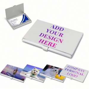 LCC52 - Porta Tarjetas de Visita de Aluminio Multicolor con Logotipo Personalizado al por Mayor, Porta Tarjetas de Crédito de Aluminio, Porta Tarjetas Personalizado - Product Image 1