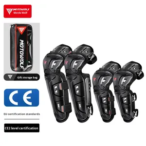 Équipement <span class=keywords><strong>de</strong></span> <span class=keywords><strong>protection</strong></span> pour <span class=keywords><strong>moto</strong></span> Motowolf, matériau TPU, <span class=keywords><strong>protection</strong></span> professionnelle, certifié CE, anti-chute, genouillères et coudières rapides - Product Image 1