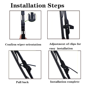 Balais d'<span class=keywords><strong>essuie</strong></span>-<span class=keywords><strong>glace</strong></span> avant <span class=keywords><strong>pour</strong></span> <span class=keywords><strong>Toyota</strong></span> C-HR <span class=keywords><strong>CHR</strong></span> 2017 2018 Fit Push Button Arms - Product Image 4