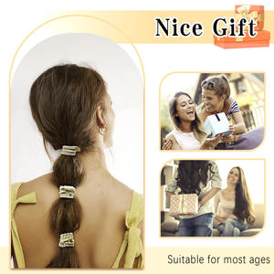 CLARMER Bohemian Ladies Hair Band 5-teiliges Set für Armband Retro Europäische und amerikanische Haarschmuck Schönes Geschenk Gummiband - Product Image 2