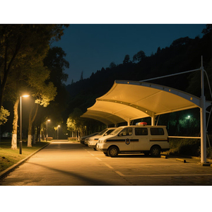 Structure de tension de taille personnalisée Carports Pare-soleil anti-pluie pour les parkings extérieurs - Product Image 2