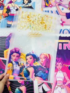 Hot-bán Kpop Quỷ Hunter dtf Hot Peel in ấn sắt Decal tùy chỉnh T-Shirt thiết kế in ấn truyền nhiệt in ấn Sticker - Product Image 2