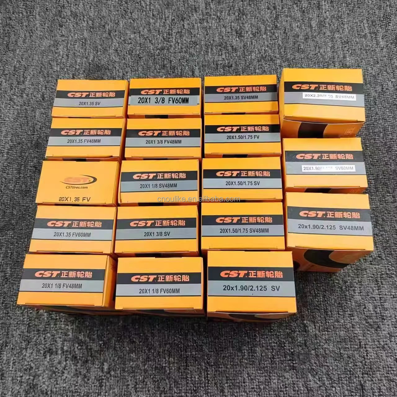 14x2,50, внутренняя трубка из бутилкаучука с изогнутым штоком клапана для электрического велосипеда, шины для электровелосипеда, детали для электровелосипеда