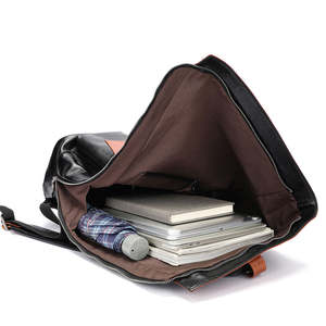 Sac à Dos Vintage de Luxe de Grande Capacité pour Hommes Voyage d'Affaires Sacs à Dos pour Ordinateur Portable Sac à Dos en Cuir Véritable pour Hommes - Product Image 5