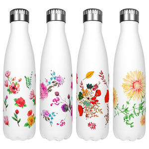 Couleur personnalisée 17 oz <span class=keywords><strong>Cola</strong></span> forme impression double paroi en acier inoxydable toutes sortes de couleur imprimé bouteille d'eau avec logo personnalisé - Product Image 2