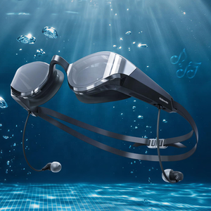 <span class=keywords><strong>Occhialini</strong></span> da Nuoto Solla Wave IP68 Impermeabili con Riproduzione Musicale Offline, Feedback Audio in Tempo Reale, Lenti Antiappannamento TUV per Uso in <span class=keywords><strong>Piscina</strong></span> Interna - Product Image 1