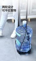 Carrito de Compras Plegable de Cuatro Ruedas con Asa, Remolque Portátil para Equipaje, Carrito de Supermercado OEM