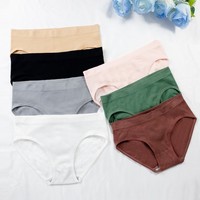 로우 웨이스트 심리스 팬티 여성용 나일론 속건 복부 보정 노출 방지 속옷 해외 도매 공급업체