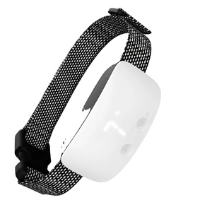 Collier de dressage anti-aboiement rechargeable avec 7 sensibilités et intensités réglables Bip Vibration Bark Collar pour chiens - Product Image 2