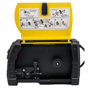 Mini Saldatrice ad Arco Facile da Accendere, Saldatrice MIG Gialla Senza Gas, Saldatrice MIG Multiuso da 350 Amp - Product Image 4