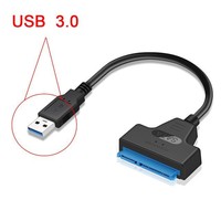 Cable de Datos USB 3.0 SATA de 5 Gbps, Carcasa Externa para Disco Duro con Compatibilidad USB 2.0