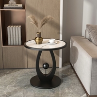Centro móvil pequeño Retro Metal piedra Simple nórdico portátil lujo moderno mesas de centro para sala de estar cama mesa auxiliar dormitorio