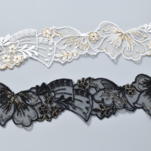 Năng động biên giới hẹp ren thêu lưới thêu Ribbon ren Phụ Kiện <span class=keywords><strong>TRIM</strong></span> cho phụ nữ - Product Image 3