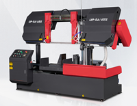 2025 CNC automatique métal coupe bande sciage Machine vitesse régulation inclus pompe engrenage moteur moteur PLC noyau mécanique