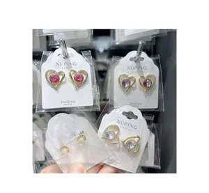 jingjing Xuping High quality in real life pictures multi color Hot Earrings for Valentine's Day with free shipping