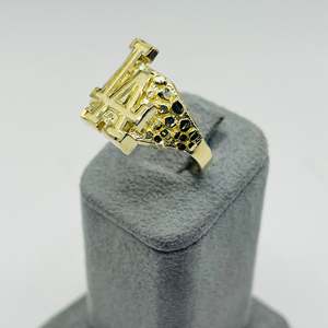 Anello LA Nugget Placcato Oro 14K, Anello Classico in Rame, Gioielli all'Ingrosso - Product Image 3