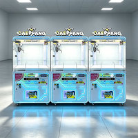 Machine à griffes commerciale pour peluches, style coréen, à monnayeur, distributeur de prix d'arcade pour centre commercial et salle de jeux, certifiée CE