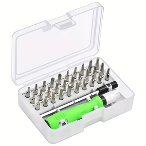 Destornillador pequeño telescópico multifuncional 32 en 1, reparación sencilla de mejoras para el <span class=keywords><strong>hogar</strong></span>, venta al por mayor - Product Image 1