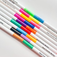 Stylos de marquage par sublimation Shenkir les plus vendus, 18 pièces/ensemble, marqueurs de transfert thermique, artisanat DIY, modèle TM118, boîte transparente, logo personnalisé