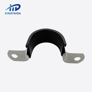 Hot Bán Nhiệm Vụ Nặng Nề Nhựa Cao Su Tráng Mùa Xuân Thép U Loại Clip Kim Loại Yên Kẹp Với Đôi Lỗ - Product Image 3