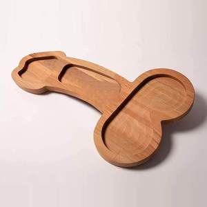 Tablero de aperitivo de bambú divertido y creativo tablero de charcutería de queso con decoración de madera para despedida de soltera - Product Image 2