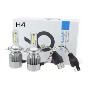 Bombilla led para faro delantero de coche, luz blanca de 36W, C6, 880, 9005, 9006, h1, h3, h7, h11, 36W/72W, 3800lm