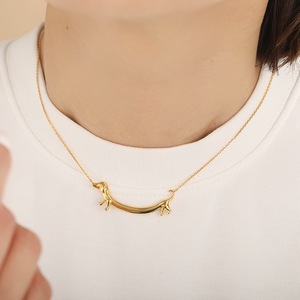 Nouveau mignon teckel chien collier à la mode créatif collier chaîne femmes colliers bijoux cadeau en acier inoxydable 18K Femme bijoux - Product Image 3