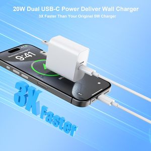 เครื่องชาร์จเร็ว PD20W พร้อมสาย C to C สำหรับสมาร์ทวอทช์ ราคาดี รองรับการส่งข้อมูล เป็นมิตรต่อสิ่งแวดล้อม - Product Image 2