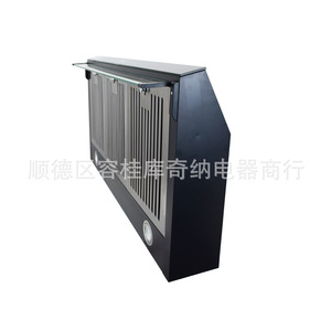 OEM Range Hood 60cm Top Suction Type <b>Touch</b> <b>Switch</b> Dual Motor Stainless Steel Black - Product Image 4