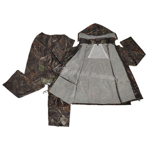 Vente en gros d'usine offre spéciale veste et <span class=keywords><strong>pantalon</strong></span> de <span class=keywords><strong>pluie</strong></span> camouflage pour l'extérieur vêtements imperméables de <span class=keywords><strong>chasse</strong></span> - Product Image 4
