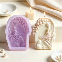 Silicone liquide RTV pas cher pour la fabrication de moules à bougies DIY, moules à bougies en silicone