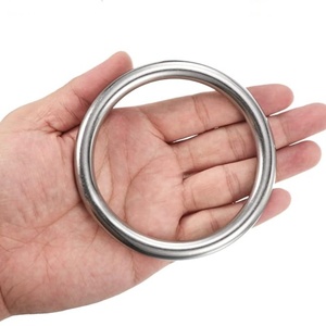 Anillo redondo soldado de acero inoxidable 304 para llaveros de bolsos, <span class=keywords><strong>collar</strong></span> de perro - Product Image 3