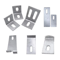 Support d'angle en métal en forme de L, réglable, avec trous fendus, pour fixation murale de rideaux en pierre, pour l'installation de façades de bâtiments