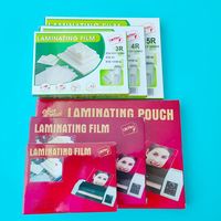 Film holographique transparent auto-adhésif imperméable pour lamination à chaud, feuille A4, film de lamination holographique transparent