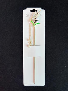 Horquilla <span class=keywords><strong>de</strong></span> Pelo Estilo Chino con Diseño <span class=keywords><strong>de</strong></span> Flor <span class=keywords><strong>de</strong></span> Magnolia, Accesorio para el Cabello Elegante y Sencillo para Mujer, Artesanía en Metal - Product Image 6