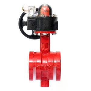 Convient pour les pipelines chimiques, les pipelines de gaz, les dépôts de pétrole, les vannes papillon à turbine rainurées antidéflagrantes pour gaz, <span class=keywords><strong>signal</strong></span> d'incendie - Product Image 3