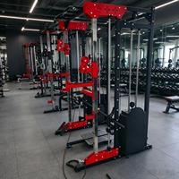 Station d'entraînement multifonctionnelle Smith Machine pour la maison : équipement de fitness intégré, cadre de squat, presse, station de musculation pour pectoraux
