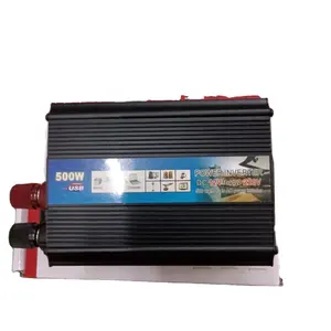 Inverter tenaga surya Inverter 12 v 220 V 500W, Inverter tenaga surya untuk 12 volt Inverter 12 v 220 v transformator AC mobil gelombang modifikasi