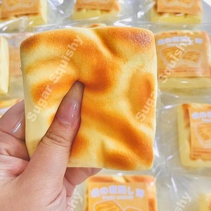 Jouet anti-stress à presser en EVA, forme carrée motif peau de tigre, à récupération lente, type gâteau, Squishy Sugar, produit transfrontalier - Product Image 2