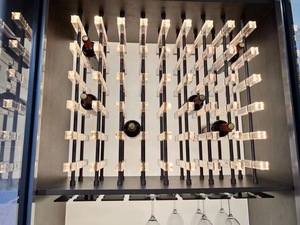 High-Transparency Acrylic Wine Rack for Villa Bars Hotels Home Decor <b>Side</b> Cabinets - Product Image 2