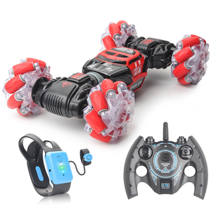 Auto RC Elettriche per Bambini a Quattro Ruote Motrici, Giocattoli Acrobatici con Controllo Gestuale, Telecomando, Fuoristrada, Drifting, Trasformazione e Caricabatterie - Product Image 1