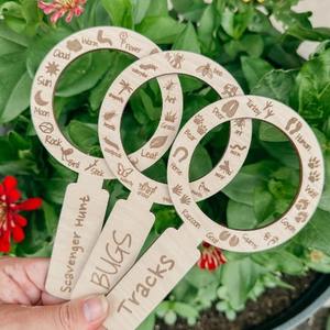 Plateau en bois jouet d'exploration en plein air, Nature Scavenger Hunt - Product Image 5